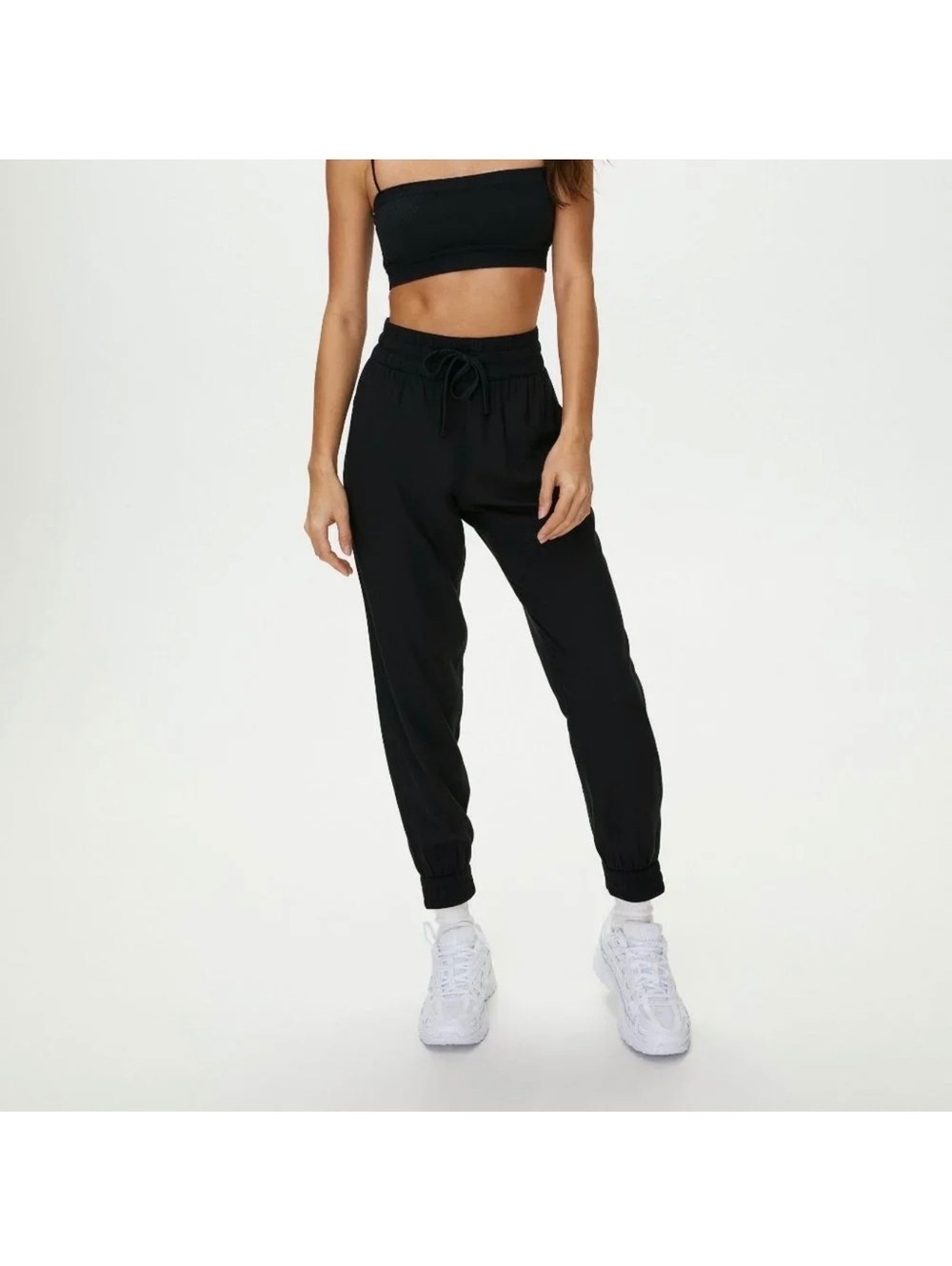 Aritzia Sunday Best Grenville Black Jogger Pants Size M